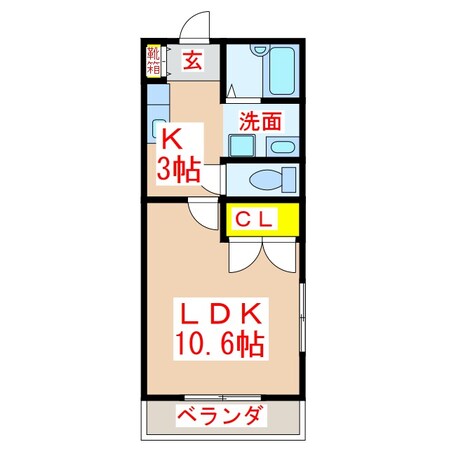 ステーションヒルズＫの物件間取画像